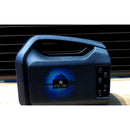 KTS-1261 3 Inch Outdoor FM Radio Support MP3 LED Torch Light Solar Wireless Portable Speaker