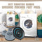 4PCS Floor Mat Elasticity Black Protectors Furniture Anti Vibration Rubber Feet Pads Washing Machine Non Slip Shock Proof Washing Machine Shock Absorption and Anti-shake Foot Pad