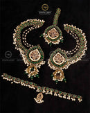 Antique Chokar with Sahara Jhumka Tika -2612