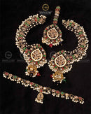 Antique Chokar with Sahara Jhumka Tika -2612