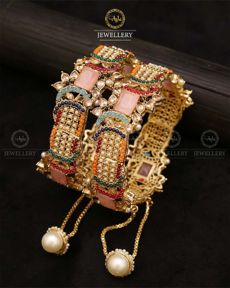 Abiha Noratan Openable Bangles (pair)-2709