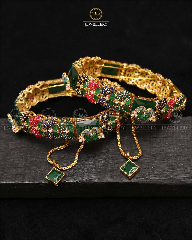Bilqees Noratan Bangles (pair)-2680