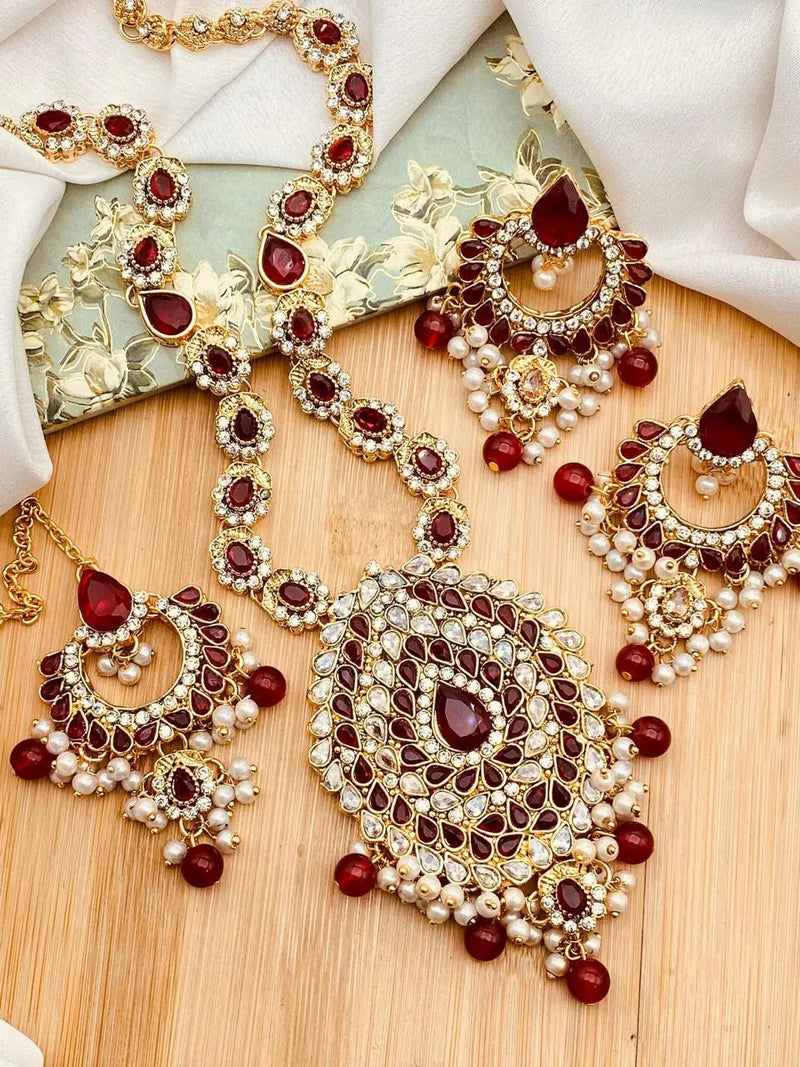 Aqua Mala Set with Hoops & Tika -2266