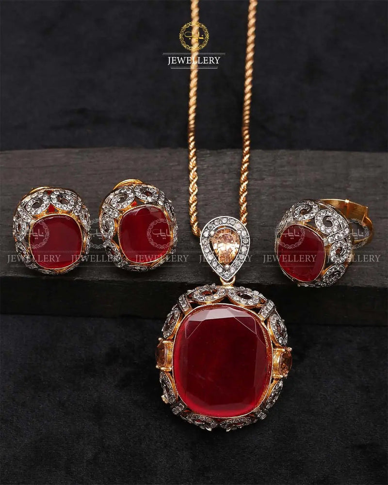 Bloom Jarao With Doublet Stones Combo set -2202
