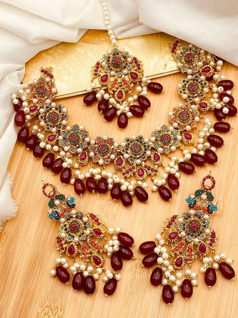 Bloom Noratan Necklace set NJ-1607