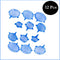 6 pcs Silicone Stretch Lids Universal Lid Silicone Bowl Pot Lid Silicone Cover Pan Cooking Food Fresh Cover Microwave Cover