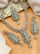 BISMA zarcon Necklace set-2818-Silver