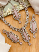 BISMA zarcon Necklace set-2818-Silver