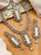 BISMA zarcon Necklace set-2818-Silver