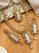 BISMA zarcon Necklace set-2818-Golden