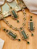 BISMA zarcon Necklace set-2818-Golden