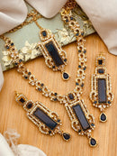 BISMA zarcon Necklace set-2818-Golden